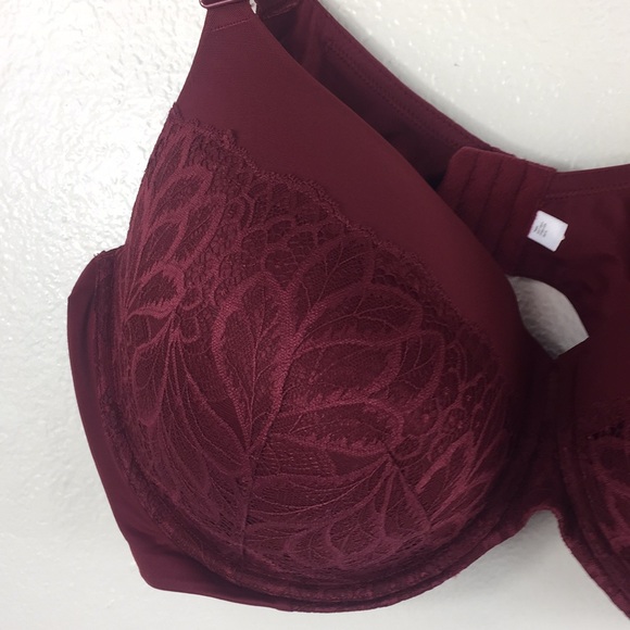 NWT Auden The Superstar 48DD Bra Maroon Color - Picture 2 of 6